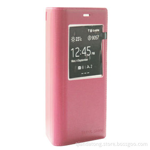 PU Leather Protective Stand Case Cover for Miui3, Easy to Install and Remove